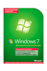Microsoft Windows 7 Home Premium. Домашняя расширенная