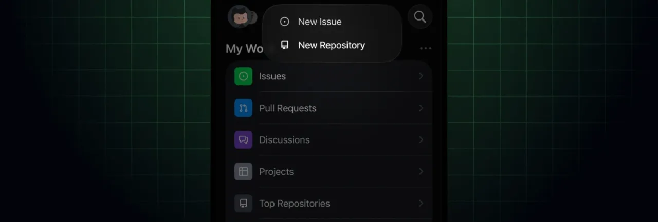 GitHub Mobile получил функцию создания новых проектов на iOS и Android