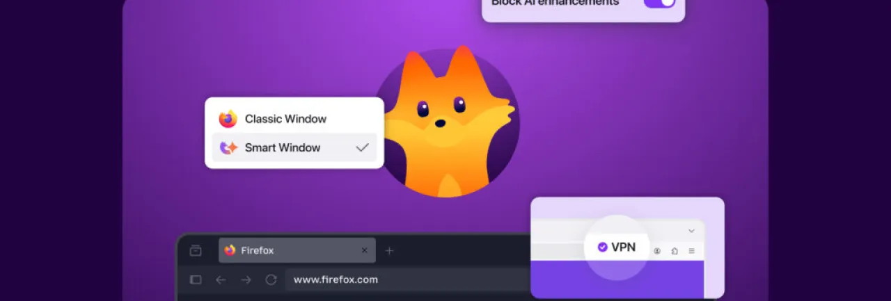 Mozilla добавляет встроенный VPN, разделенный экран и новые функции в Firefox 149
