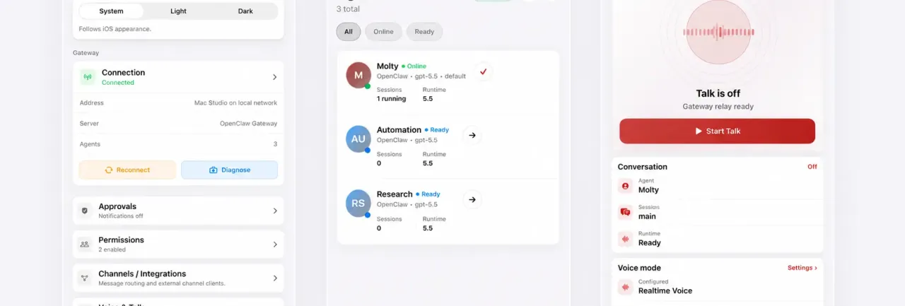 OpenClaw выпустил официальные приложения для iOS и Android. Фото neowin.com
