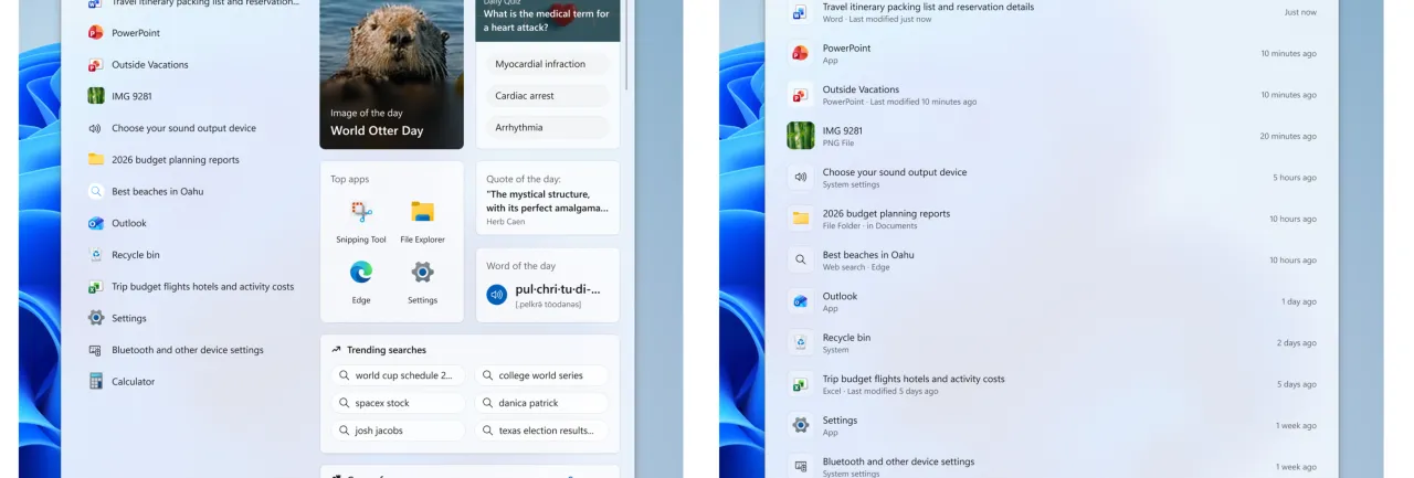 Windows 11 получит обновленный поиск без рекламы и с лучшим поиском файлов