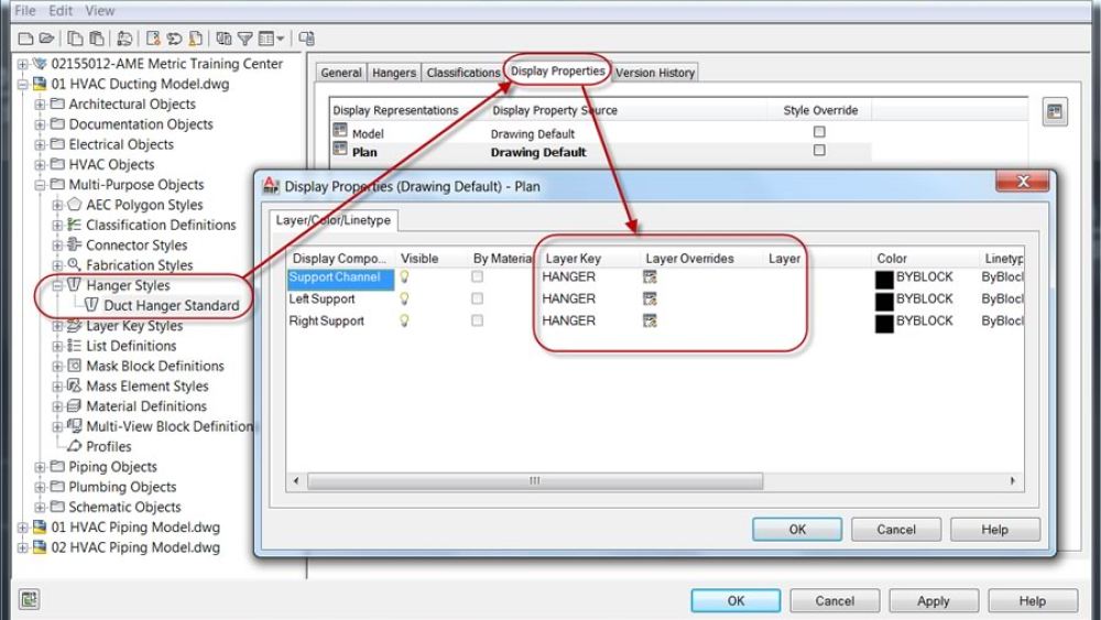 Новые возможности отображения позволяют контролировать видимость ключевых компонентов слоев