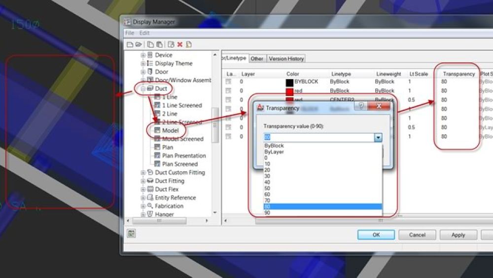 С помощью новых удобных элементов контроля прозрачности можно управлять определением каждого компонента