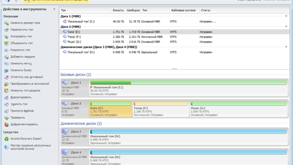 Консоль. Удобный интерфейс и мастера помогут вам получить максимальную отдачу от своего ПК