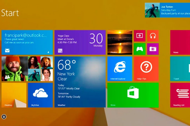 Windows 8.1. Плиточный интерфейс