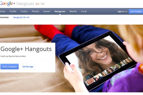 Компания Googlе презентовала групповой видеочат Hangouts