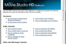 Vegas Movie Studio Platinum HD 10. Интерактивные уроки