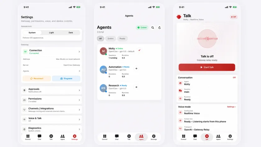 OpenClaw выпустил официальные приложения для iOS и Android. Фото neowin.com