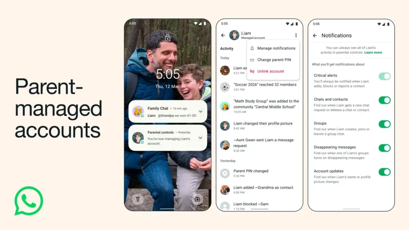 WhatsApp запускает аккаунты для детей до 13 лет с родительским контролем