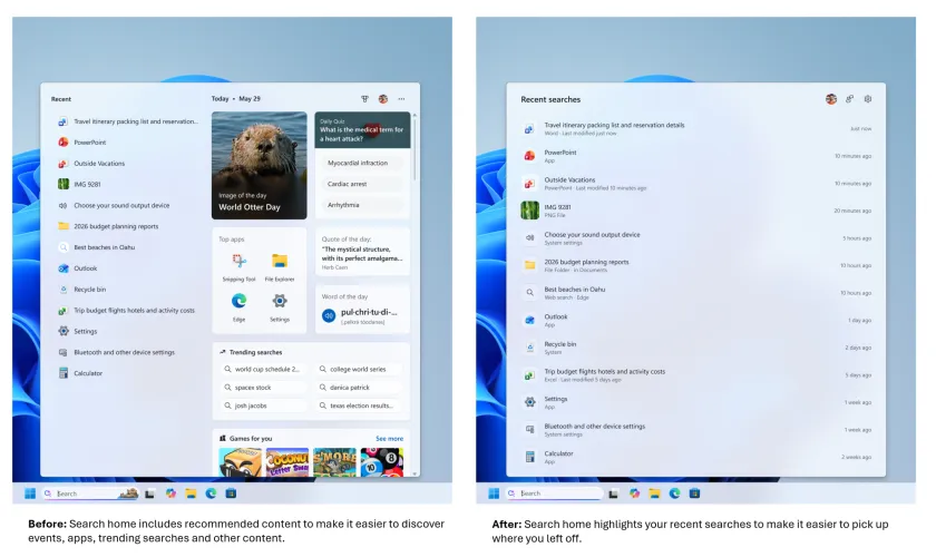 Windows 11 получит обновленный поиск без рекламы и с лучшим поиском файлов
