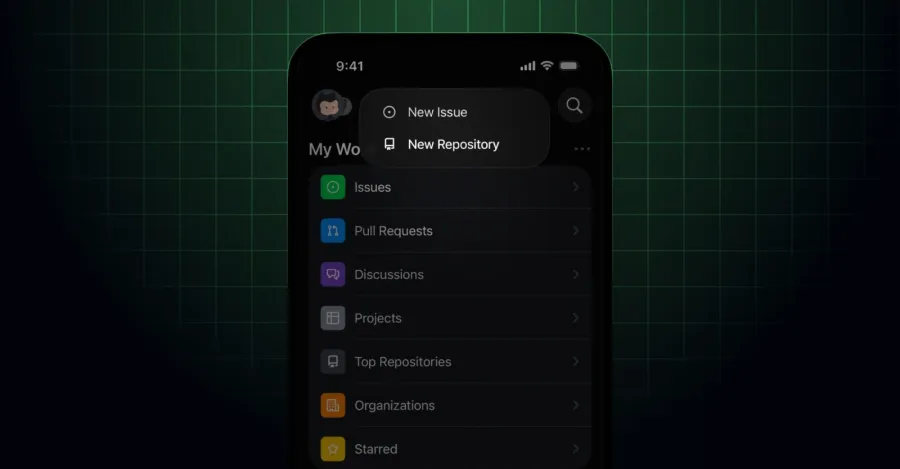 GitHub Mobile получил функцию создания новых проектов на iOS и Android