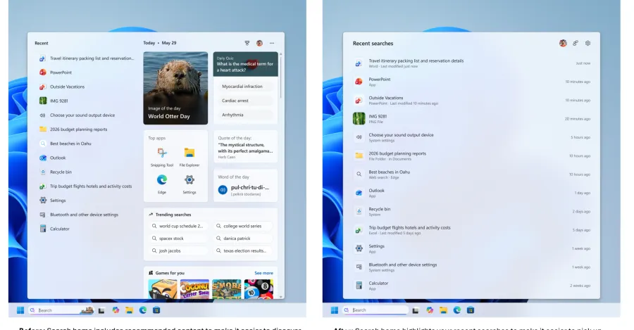 Windows 11 получит обновленный поиск без рекламы и с лучшим поиском файлов